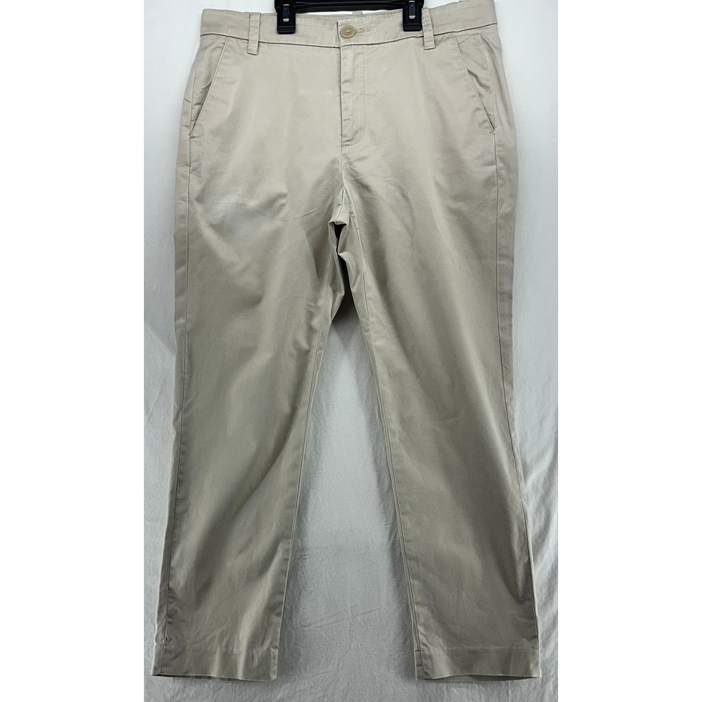 Vince Womens Tan Khaki Chino Pants Straight Leg Mid Rise Size 6